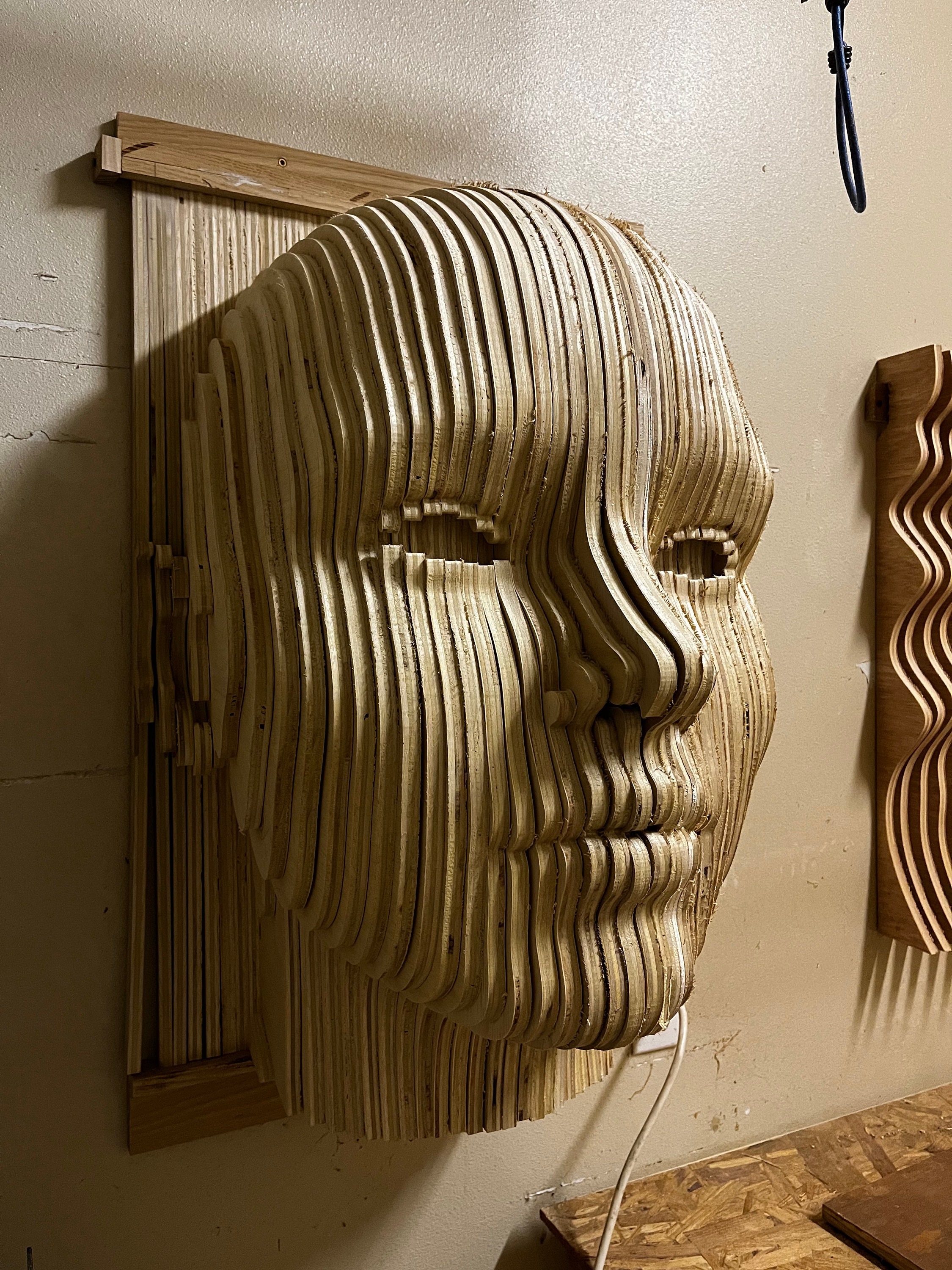 Parametric Wall Art Human Head Etsy