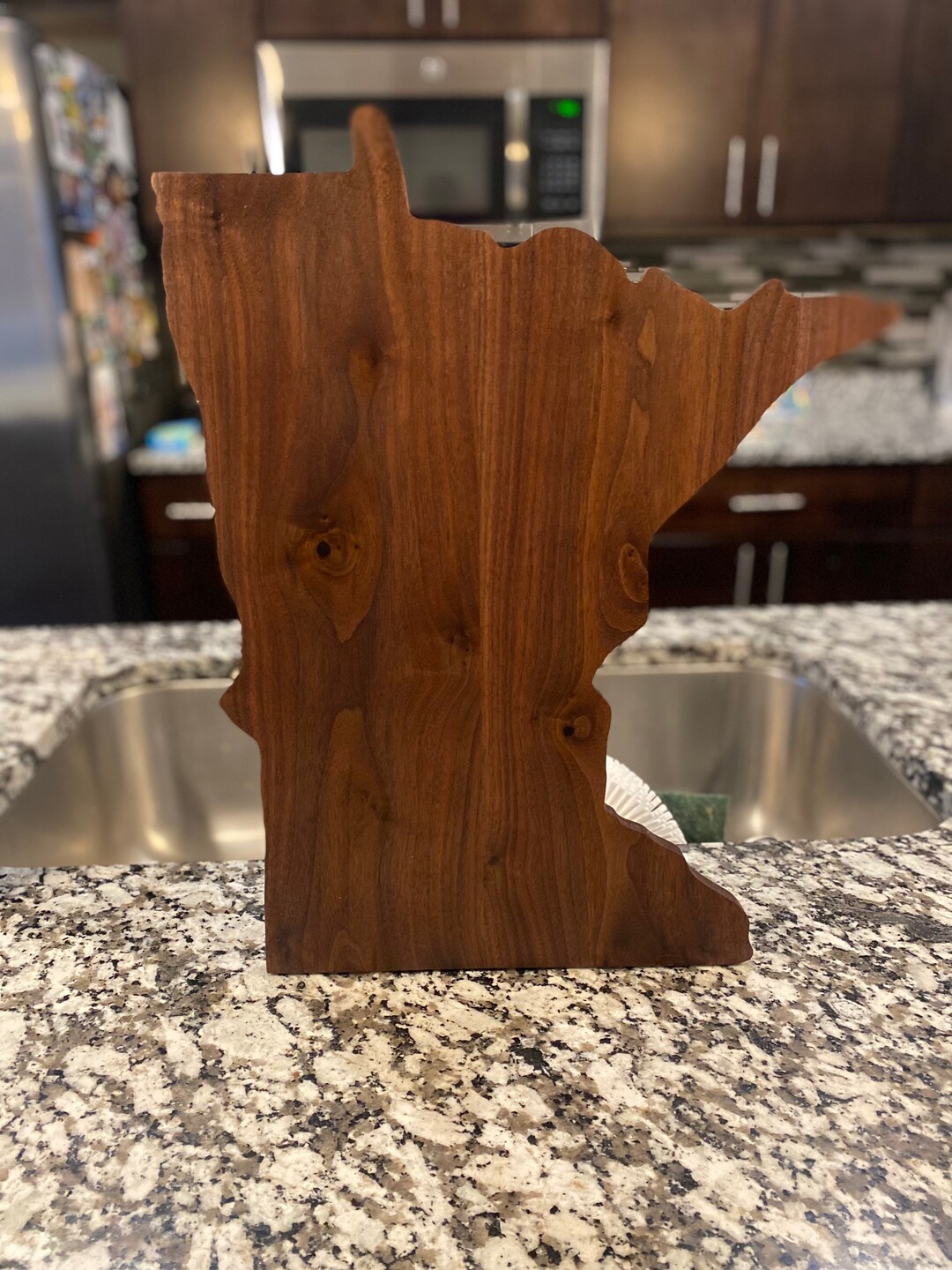 Minnesota Charcuterie Board Black Walnut Etsy