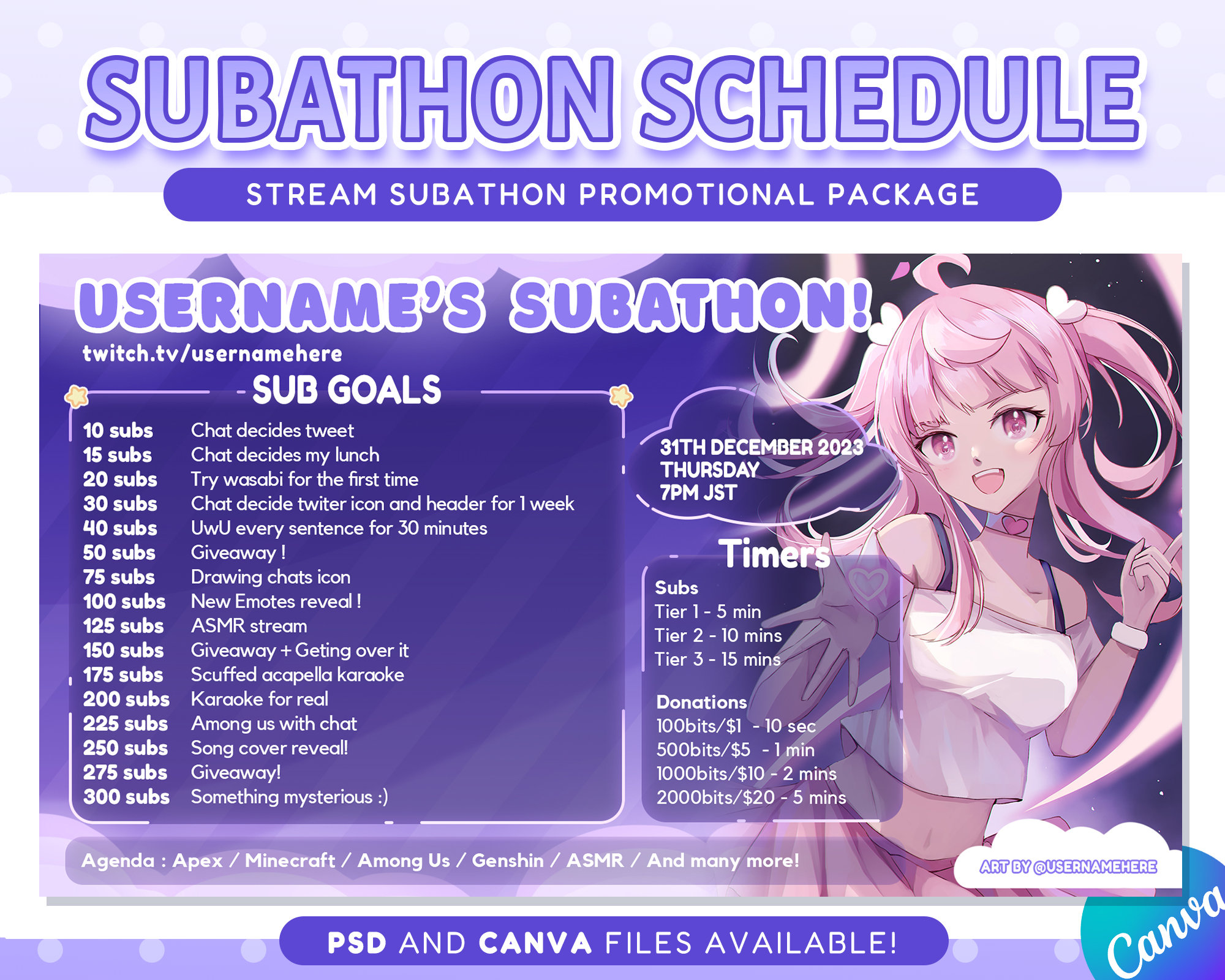 Lvl 69420, ROAD TO 100 MIL?!?!?!?!, SUBATHON STARTS TOMORROW AT 12pm CST!  O