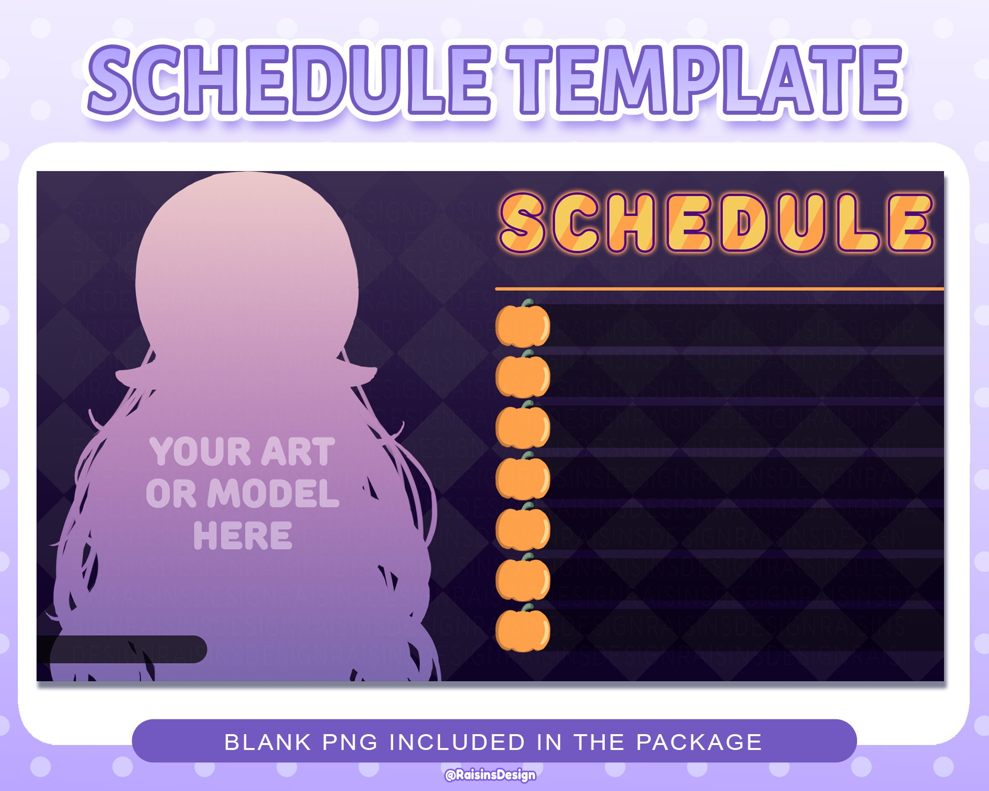 stream-schedule-template-for-twitch-youtube-streaming-pumpkin