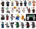 Horror Movie Monsters Minifigures Killers zombies ghosts Freddy krueger Jason voorhees leatherface Pennywise chucky beetlejuice mini figures 