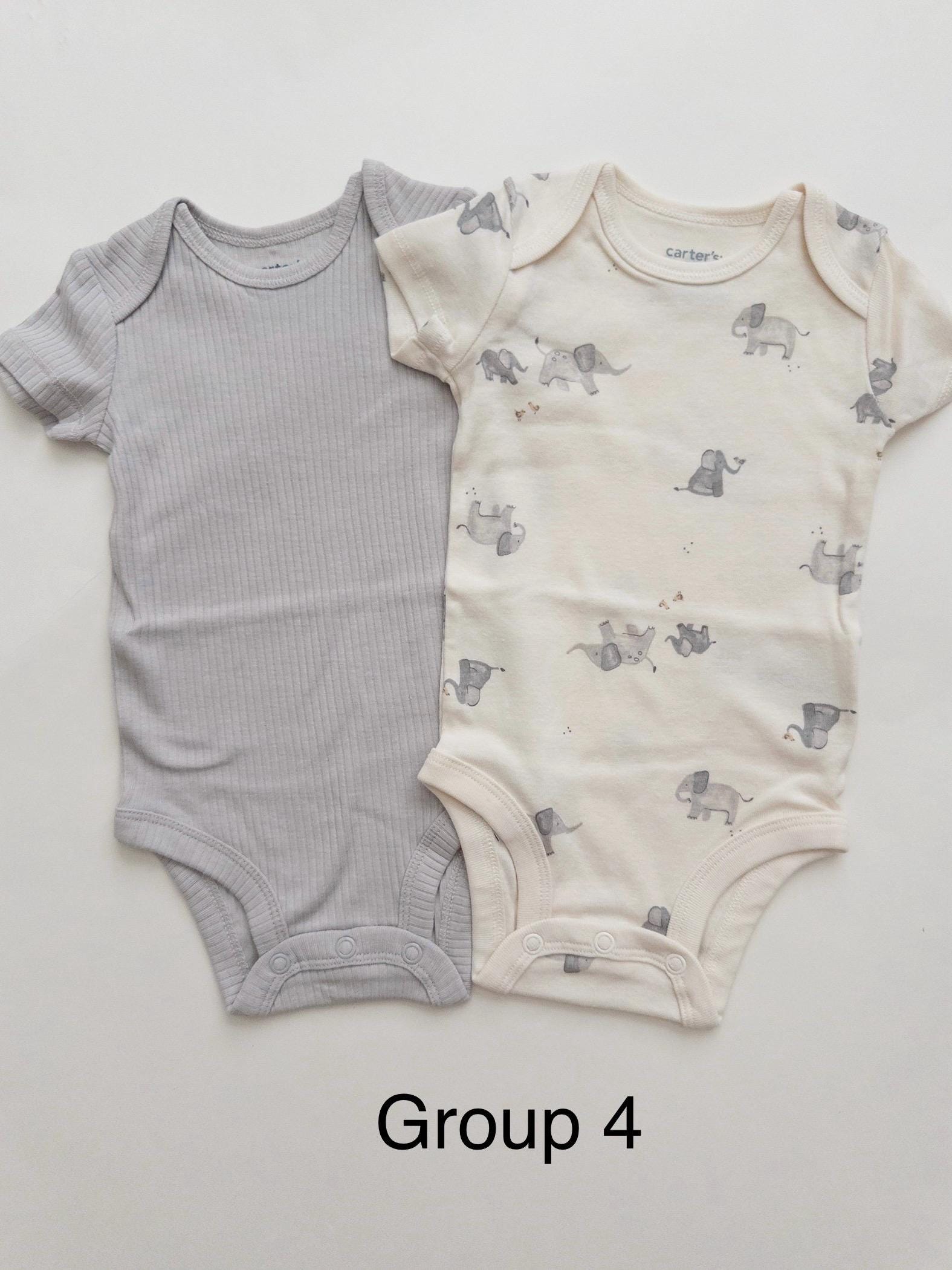 Neutral Baby Gift Box With Elephant Plush, Swaddle, Bodysuits - Etsy