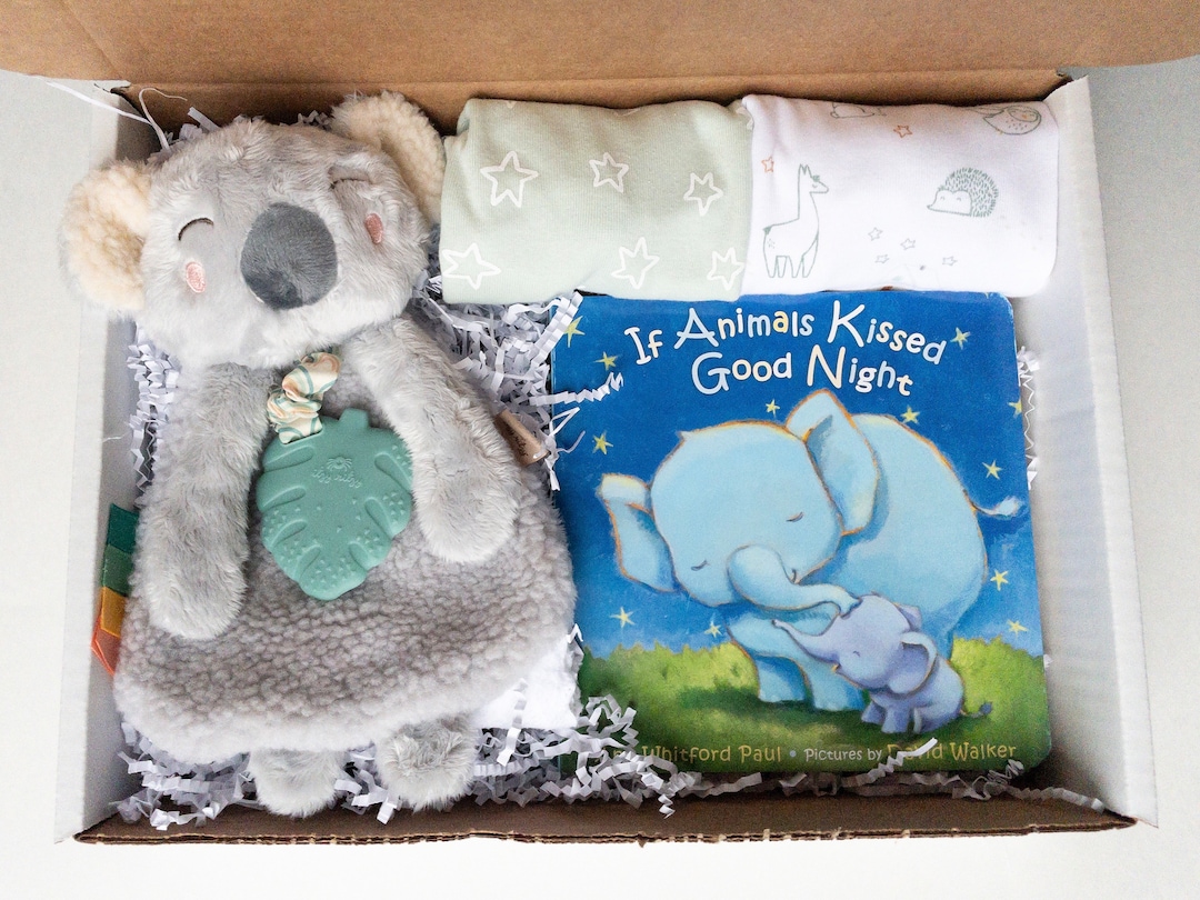 Gender Neutral Baby Shower Gift, Gender Neutral Gift Box, New Baby Gift