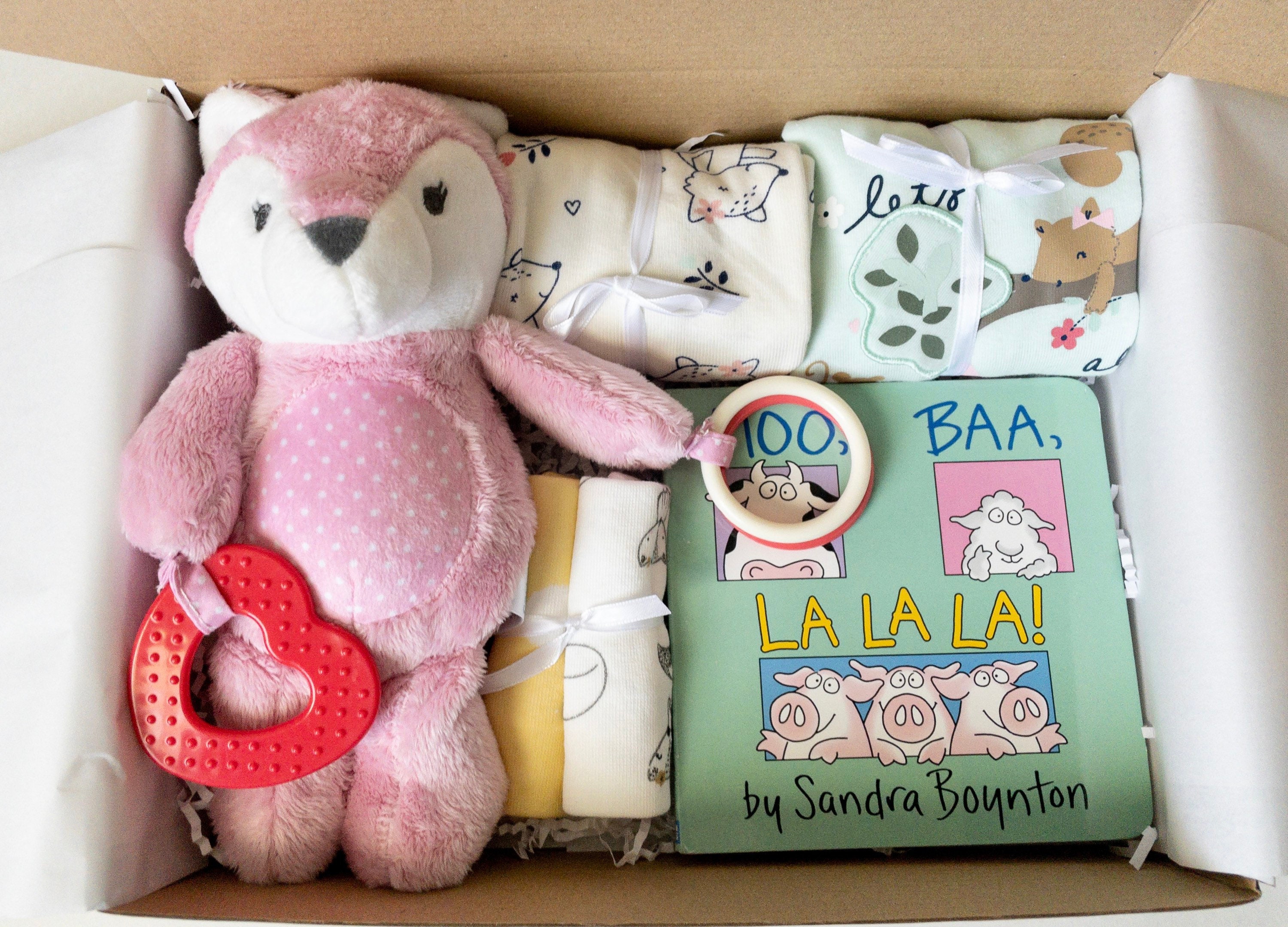 Baby Girl Gift Box Baby Shower Gift Girl New Baby Girl Gift Etsy