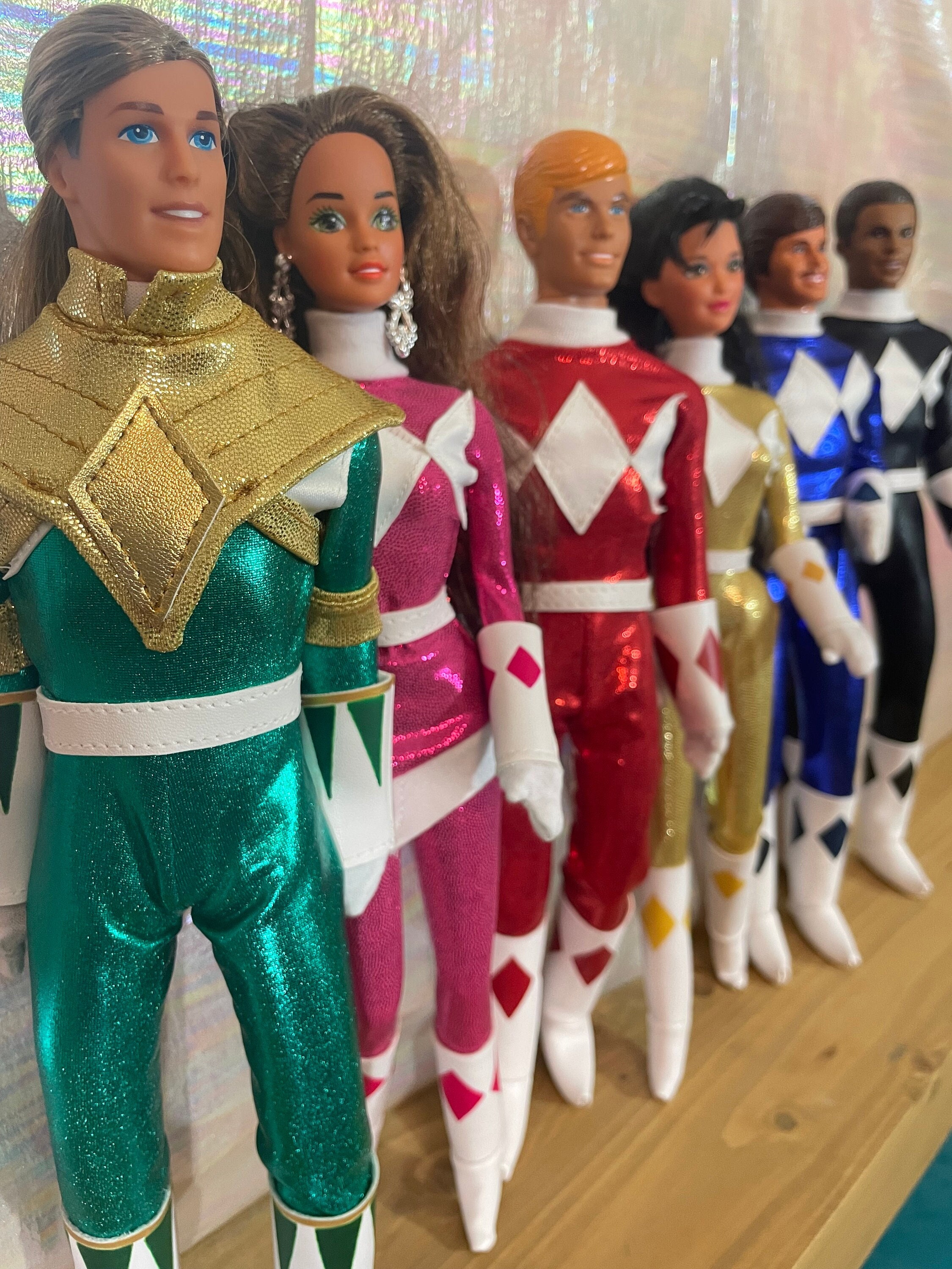 Barbie Ken Mighty Morphin Power Ranger Sewing Pattern pdf Etsy