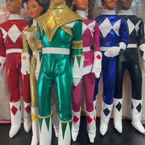 Barbie & Ken Mighty Morphin Power Ranger Sewing Pattern-pdf - Etsy