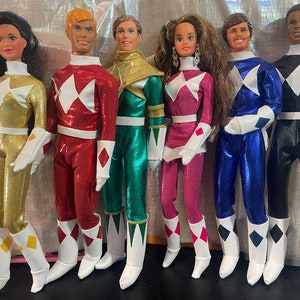 Barbie & Ken Mighty Morphin Power Ranger Sewing Pattern-pdf - Etsy