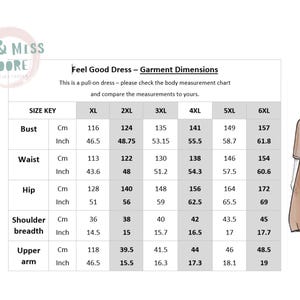 Feel Good Dress PDF Indie Pattern, XL - 6XL Semi Fitted Pull On ...
