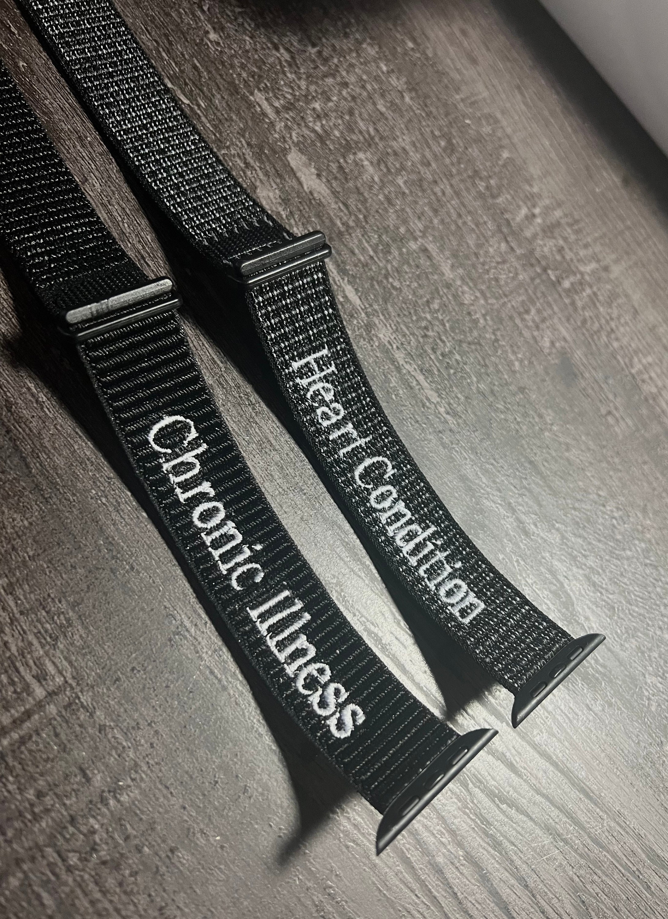 Embroidered apple store watch band