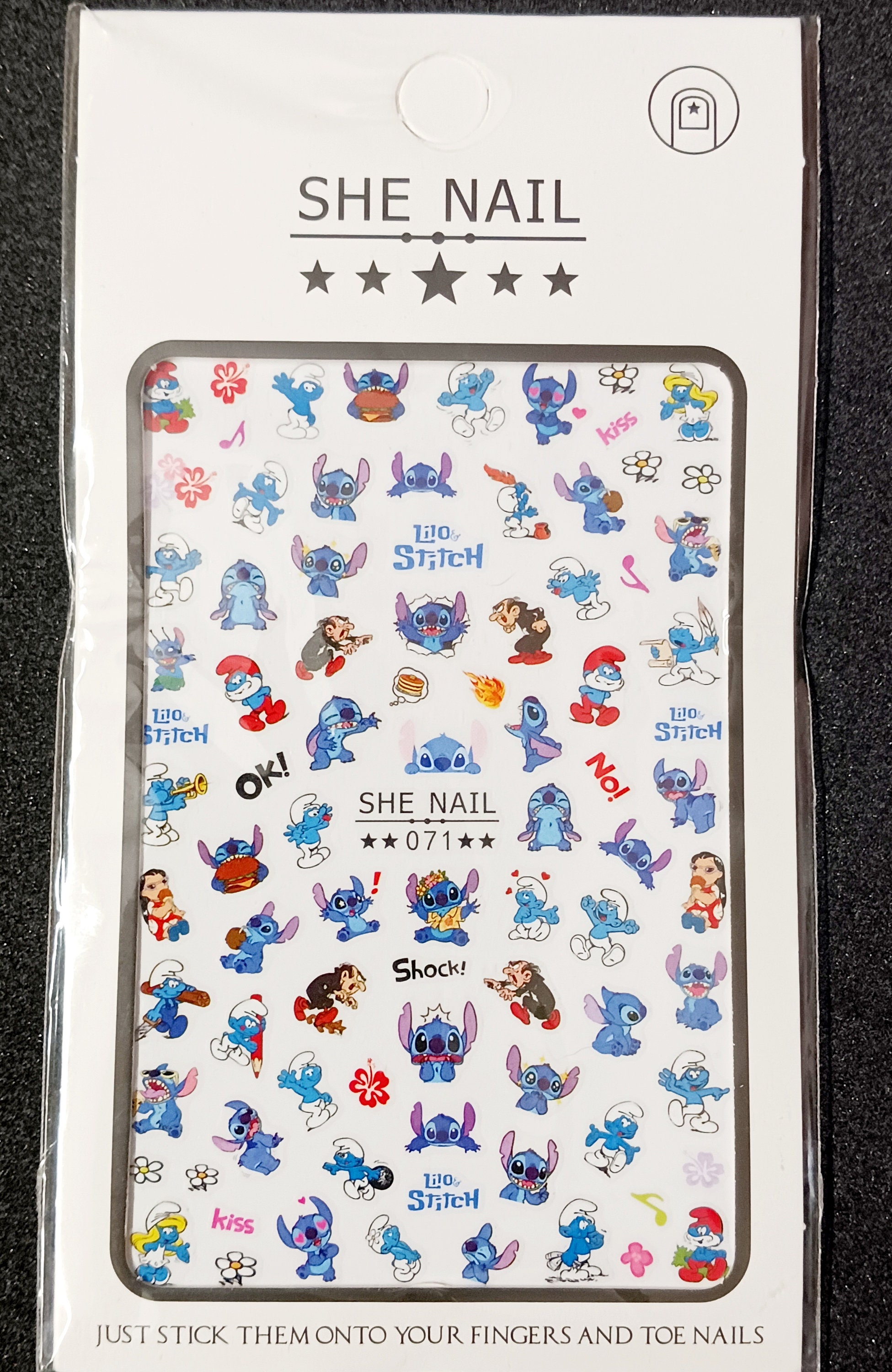 Lilo and Stitch Nail Stickers 