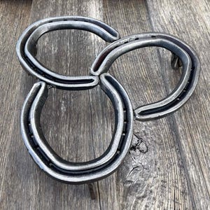 Salvamanteles de herradura reciclado – Utensilio de cocina de acero, decoración rústica y elegante