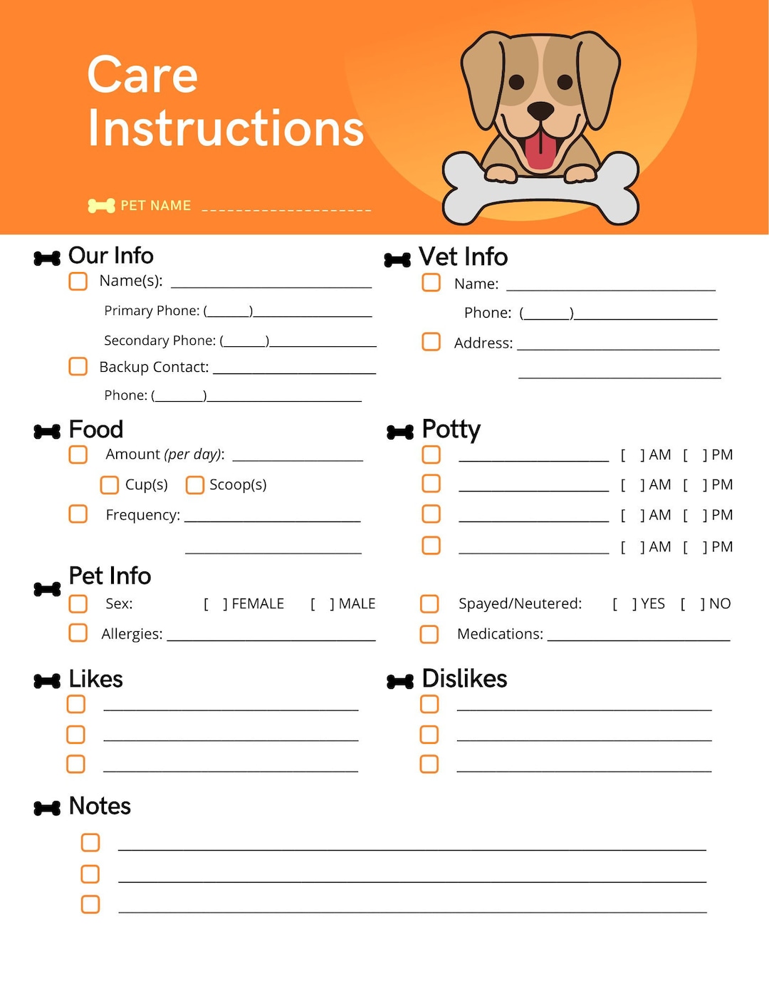 Printable Pet Sitter Info Sheet Fillable Pet Planner Pet Care Planner printable-pet-sitter-info-sheet-fillable-pet-planner-pet-care-planner