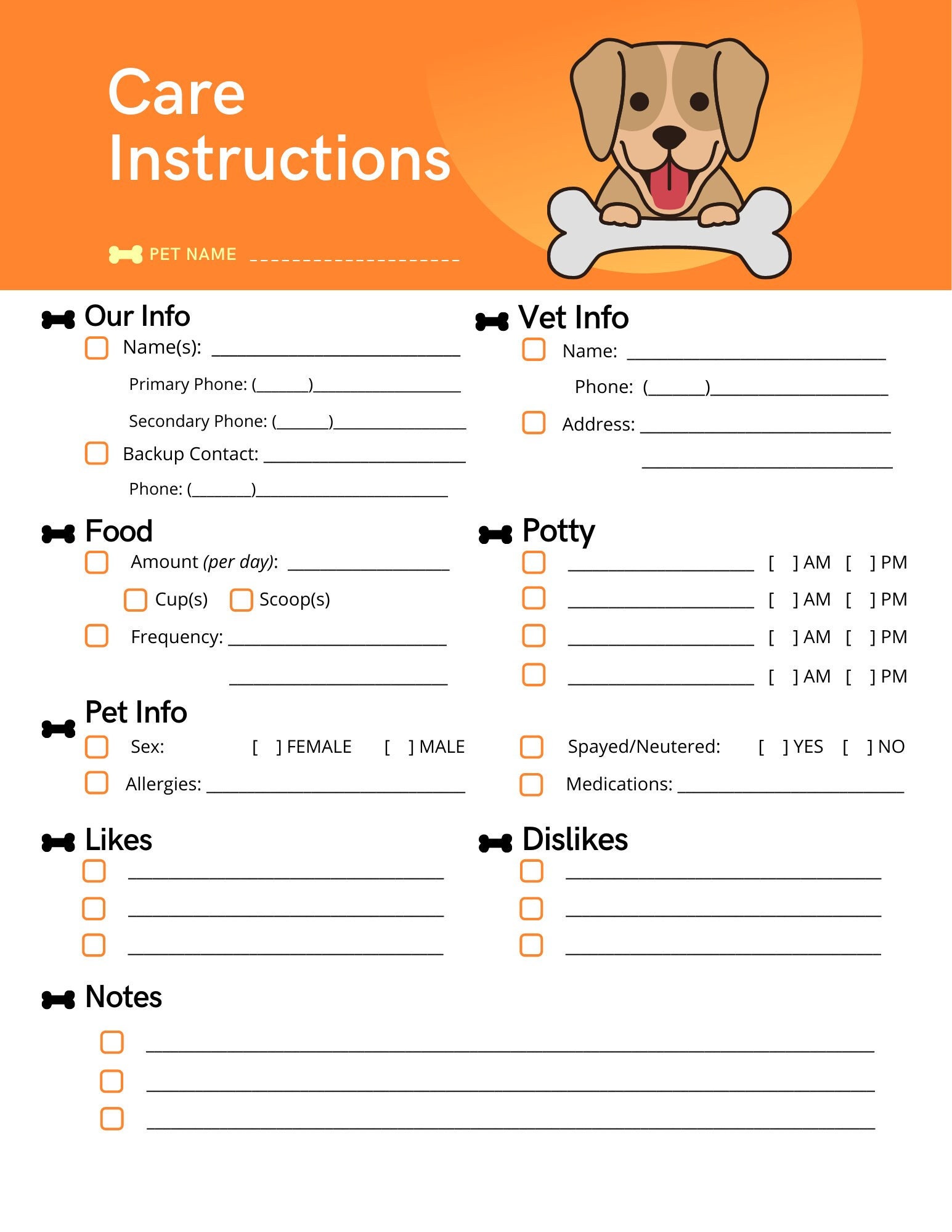 Printable Pet Sitter Info Sheet Fillable Pet Planner Pet Care Planner printable-pet-sitter-info-sheet-fillable-pet-planner-pet-care-planner