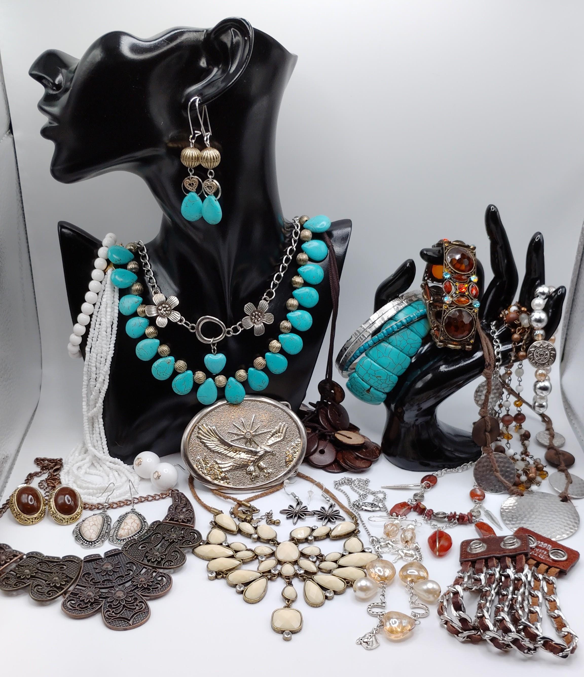 Vintage Signed Turquoise Jewelry - Etsy