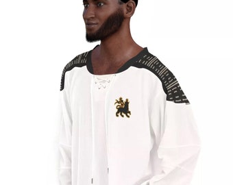 Lion of Judah Collection Rasta Hockey Style Jersey