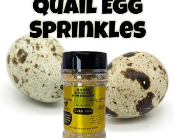 Quail Egg Sprinkles Dog Treats: Homemade Exotic Kibble Topper