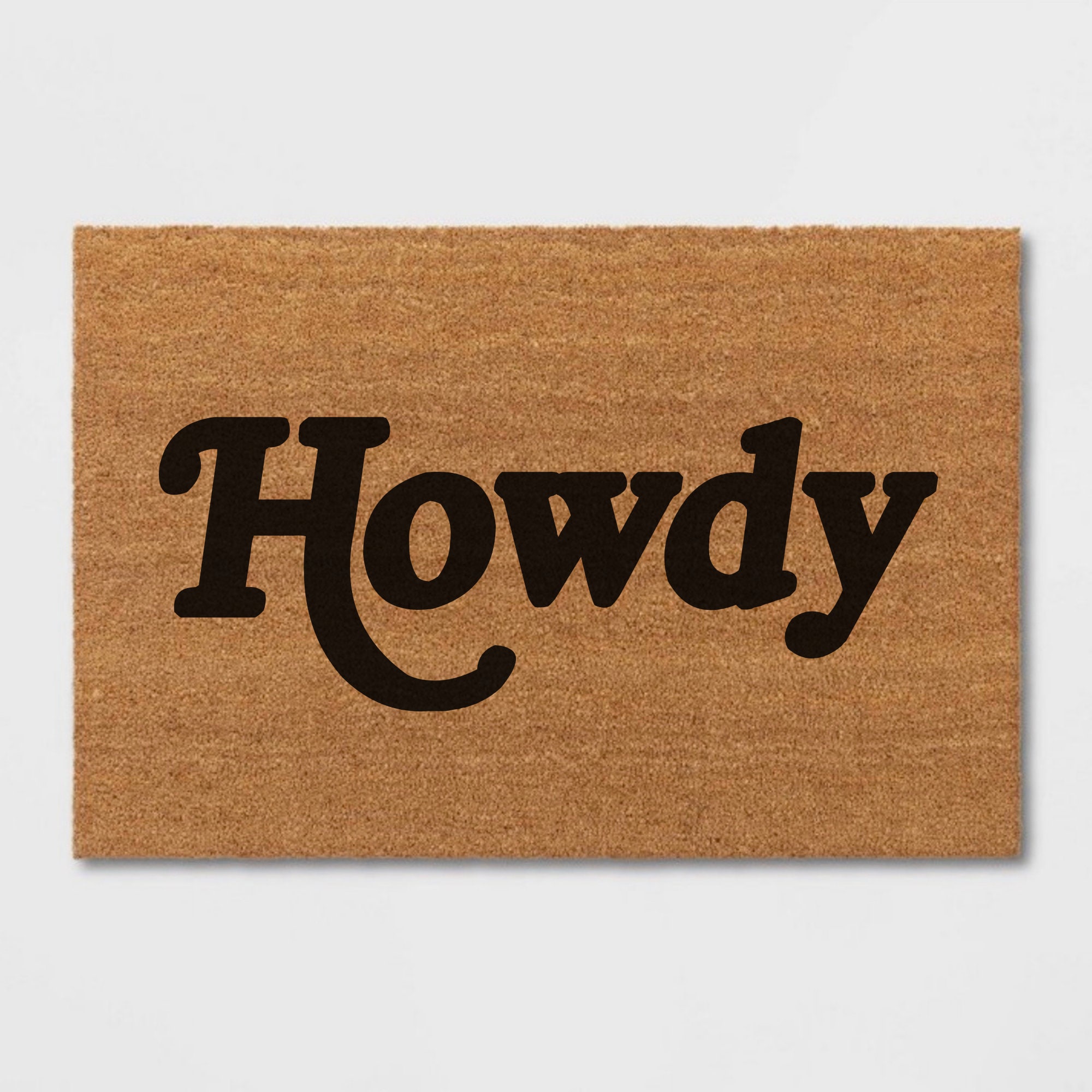 Howdy Doormat Cowboy Doormat Country Doormat Western - Etsy