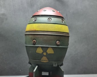 Lyxaof Nuclear Bomb Statue Fallout Decor Mini Nuke Storage