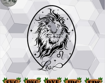 Leo Svg, Leo Zodiac Svg, Leo Zodiac Sign Svg, Leo Png, Lion Svg, Leo Birthday Sign Svg,  Leo Sign Svg, Leo Horoscope Svg, Zodiac Sign.