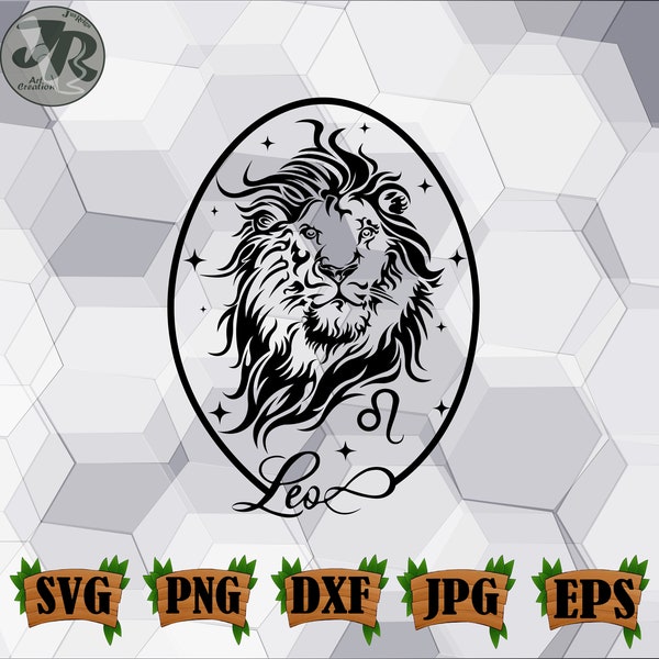 Leo Svg, Leo Zodiac Svg, Leo Zodiac Sign Svg, Leo Png, Lion Svg, Leo Birthday Sign Svg,  Leo Sign Svg, Leo Horoscope Svg, Zodiac Sign.