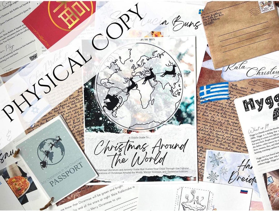 PHYSICAL COPY - A Child's Guide to Christmas Around the World Secular ...