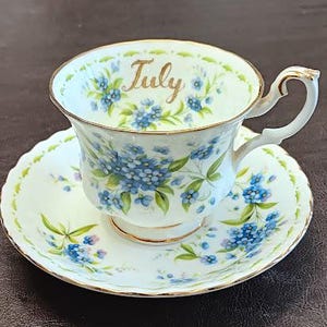 Royal Albert Flower of the Month - Etsy