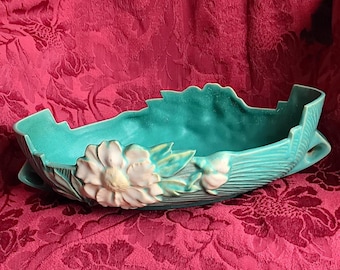 Bol de consola de cerámica Art Deco de Roseville, 432-12.