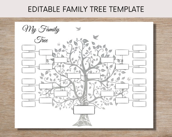 Fillable family tree -  Italia