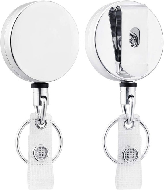 Heavy Duty Metal Retractable Badge Holder Reel 