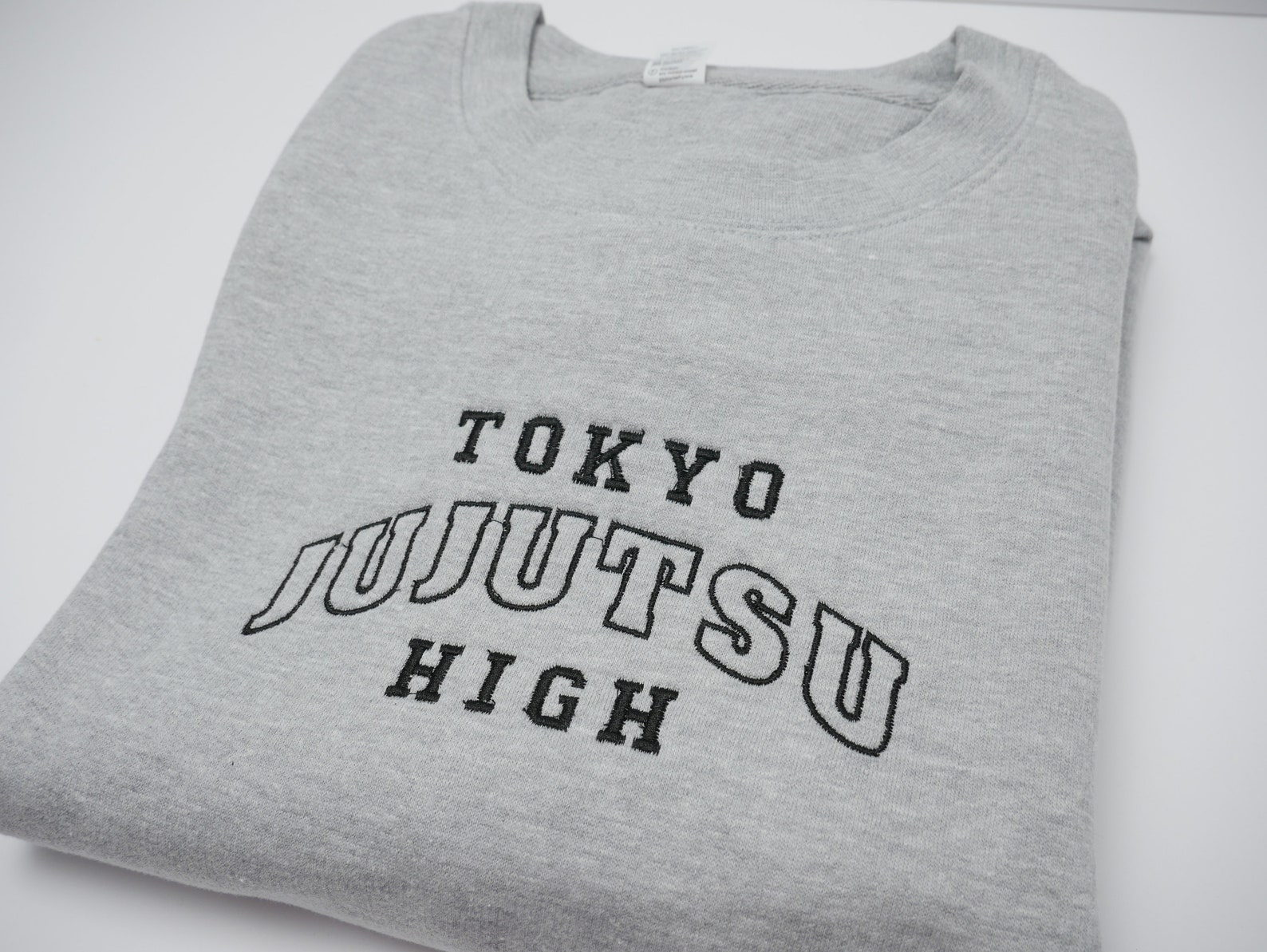 Anime Crewneck Anime Embroidered Sweatshirt Embroidery - Etsy