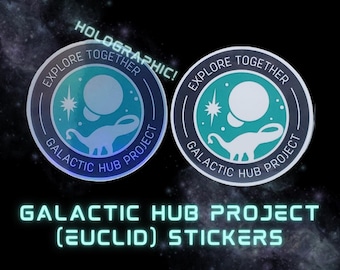 Galactic Hub Project Sticker (Vinyl or Holographic)
