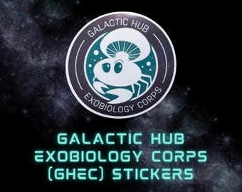 Galactic Hub Exobiology Corps Vinyl Sticker