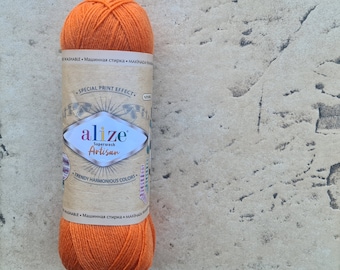 Alize Superwash Wool Nylon Yarn: Multicolor Sock Knitting