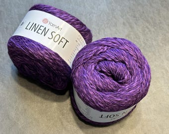 YarnArt Linen Soft Yarn: Cotton Linen Blend, Summer Knitting Crochet