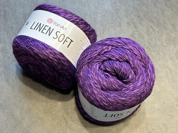 YarnArt Linen Soft Yarn: Cotton Linen Blend, Summer Knitting Crochet