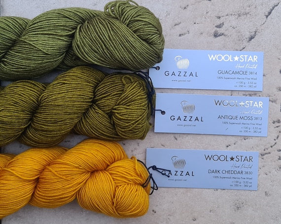 Gazzal Wool Star,superwash Merino Fine Wool,merino Wool Yarn