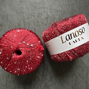 Garn Glitter,Garn Payette,Sim,Lanoso Parla,Dekorationsgarn,Garn Metallic,Garn Lurex,Garn Metall,Garn Paillette