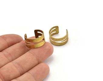 Rings, Geometric Rings, Stylish Rings, Adjustable Brass Rings, Boho Rings, Brass Rings