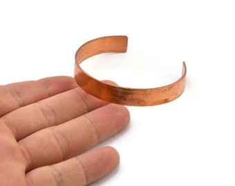 Raw Copper Bracelet, Copper Bracelet, Copper Bangle, Open Copper Bangle, Copper Cuff, Copper Bracelet Blank, Adjustable Bracelet