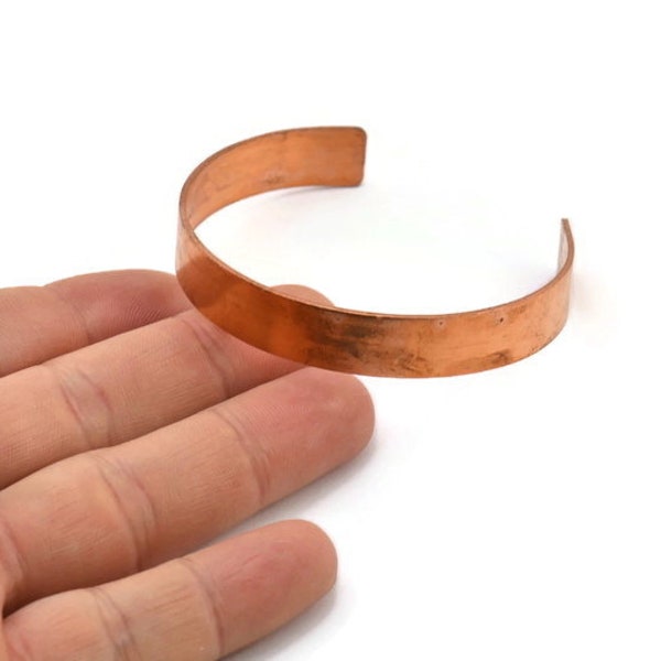 Raw Copper Bracelet, Copper Bracelet, Copper Bangle, Open Copper Bangle, Copper Cuff, Copper Bracelet Blank, Adjustable Bracelet