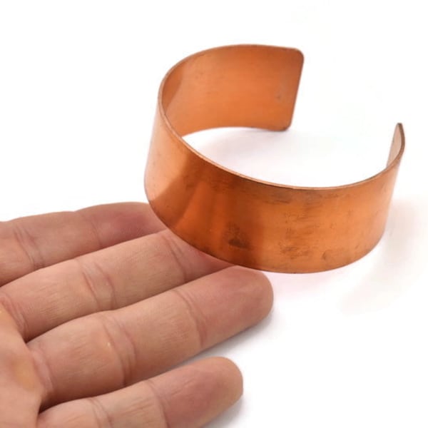 Raw Copper Bracelet, Copper Bracelet, Copper Bangle, Open Copper Bangle, Copper Cuff, Copper Bracelet Blank, Adjustable Bracelet