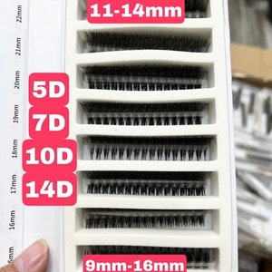 Expressfläktar Färdiga fläktar Ultra-Speed 8 MIX LÄNGD 9-16 MM, 15-22 MM 5D, 7D, 10D, 14D promada-fläktar Handgjorda fläktar Ögonfransfläktar