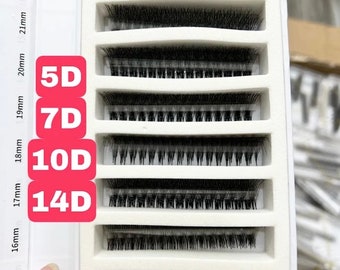 Express fans Premade fans Ultra-Speed 8 MIX LENGHT  9-16MM ,15-22MM 5D , 7D  ,10D , 14D  promade fans handmade fans  eyelash fans