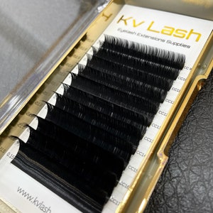 KOREAN LASHES Trays Mink Premium Quality Super Dark make fans easy Handmade fans Fan eyelash extensions. Russian fans