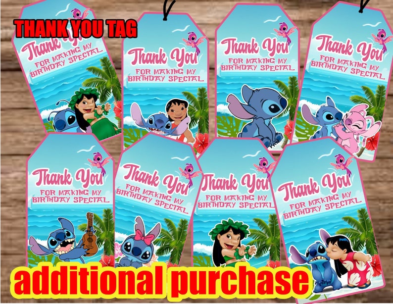 Lilo and Stitch Birthday Banner, Lilo and Stitch, Lilo and Stitch ...