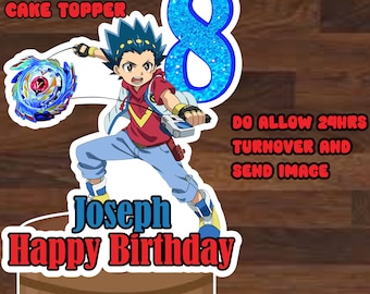 Compleanno Beyblade, Topper torta Beyblade, Beyblade Burst, Topper Beyblade, Festa di compleanno Beyblade, Beyblade digitale