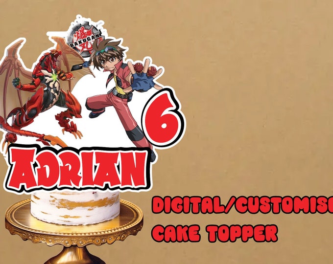 Bakugan Cake Topper, Bakugan, Bakugan Topper, Bakugan Birthday Party, Bakugan Birthday, Digital