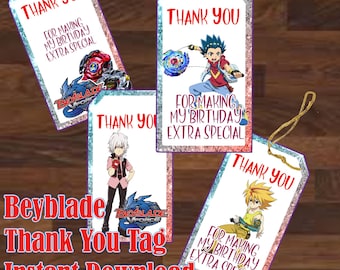 Beyblade gracias etiqueta, Beyblade, Beyblade Topper, fiesta de cumpleaños de Beyblade, cumpleaños de Beyblade, fiesta de cumpleaños de Beyblade, Beyblade digital