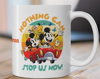 Taza de Mickey's Runaway Railway, regalo personalizado de Disney