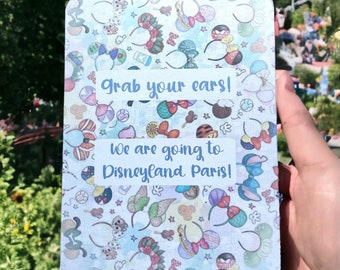 Personalized Disneyland Paris Surprise Announcement Card